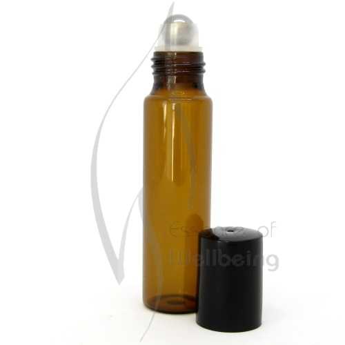 15ml Amber glass bottle with Roller Ball Top 2