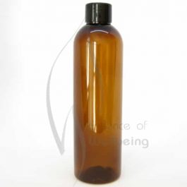 250ml Amber Pet Bottle with cap