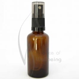 50ml Amber glass bottle with spray